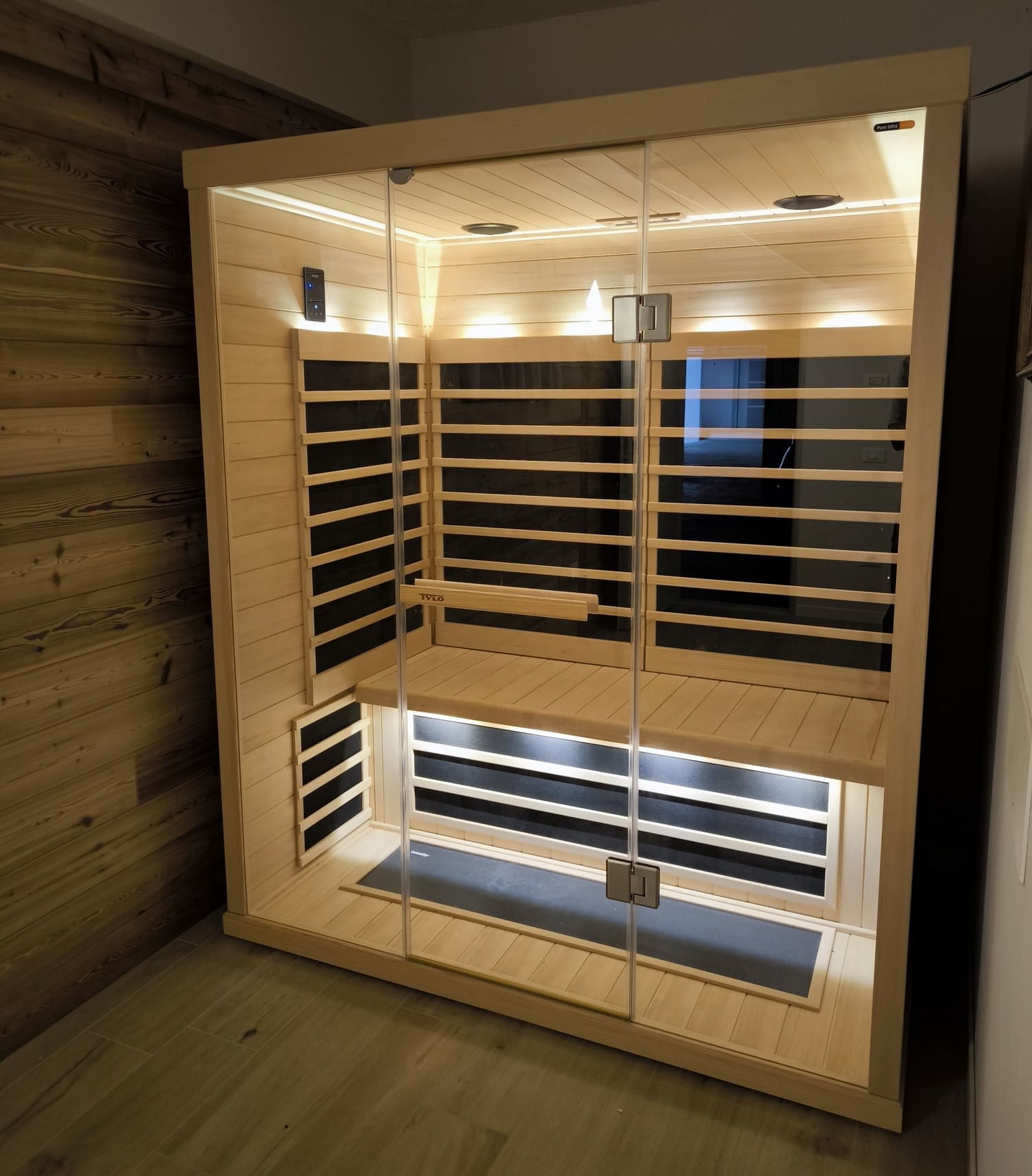 sauna infrarossi tylo a basse emissioni elettromagnetiche