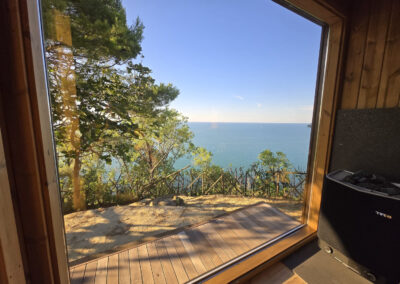 sauna modern lux panorama
