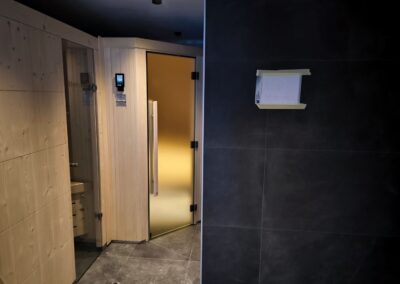 sauna angolare harmony in aspen