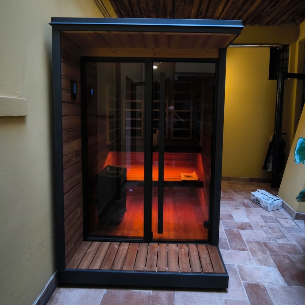 Sauna Borealis LIfeclass foto esterno frontale