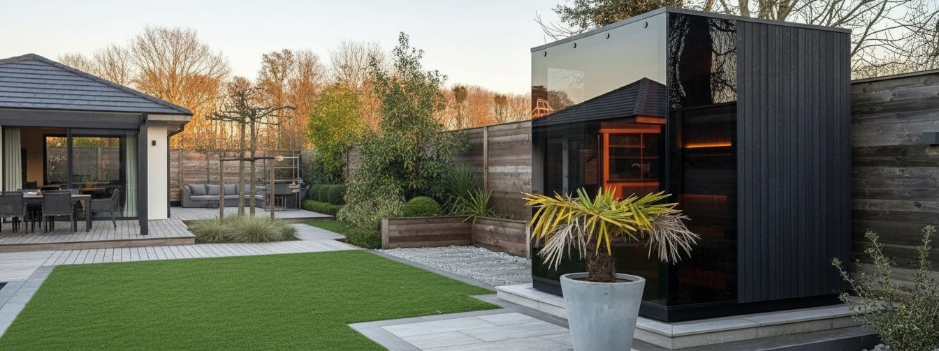 sauna da esterno Lifeclass Perfection banner