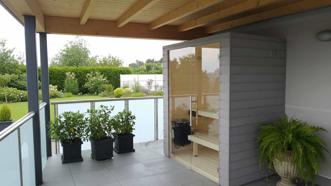 sauna da terrazzo