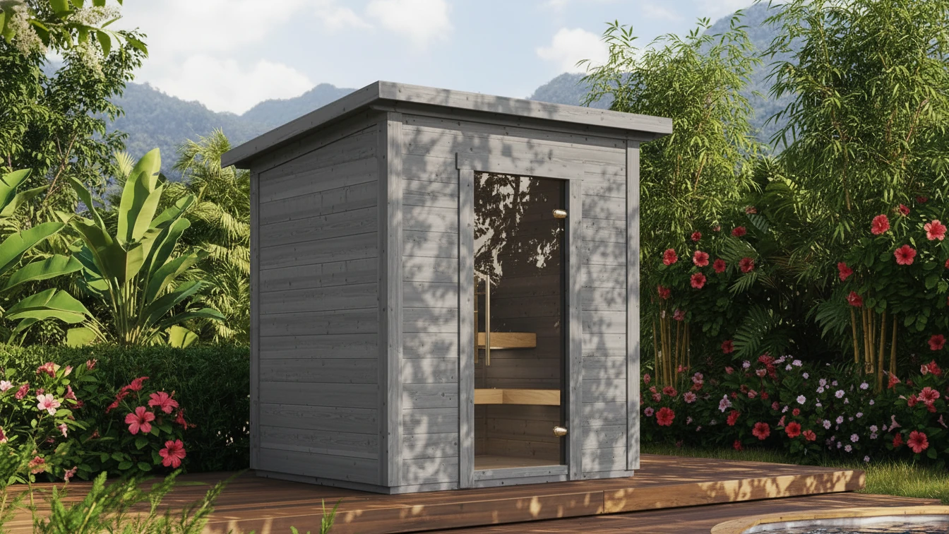 sauna lifeclass BRC per 3 persone da giardino e terrazzo