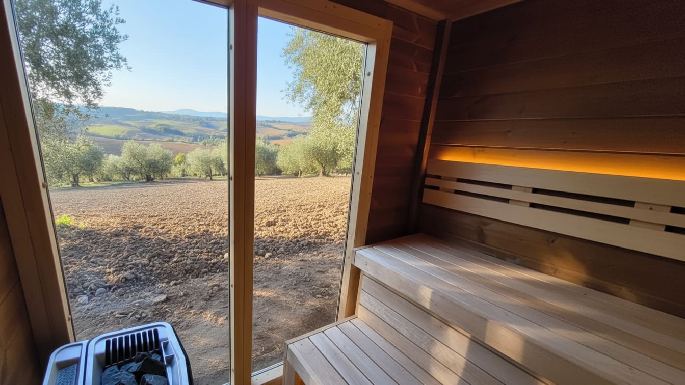 Sauna Lifeclass Patio L vista ulivi