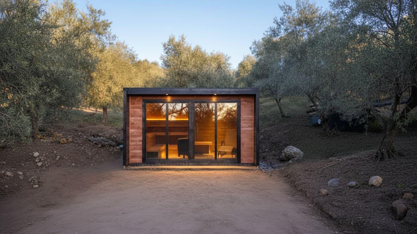 sauna Patio L lifeclass in colline toscane