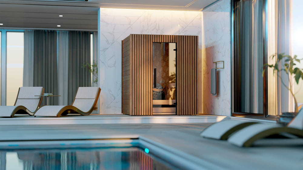 Como 4-180 — Sauna da Interno per 4 Persone