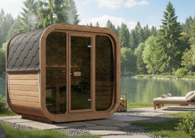 sauna botte cubo Ice cube lux mini 3