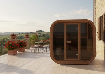 sauna botte cubo Ice cube lux mini 3