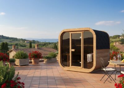 sauna botte cubo Ice cube lux mini 3