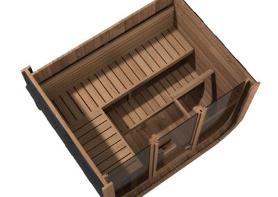 sauna botte cubo Ice cube lux mini 3