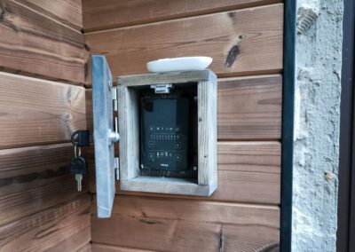 display di comando sauna da estern