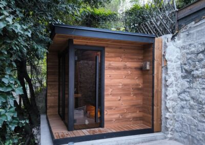 sauna per giardino