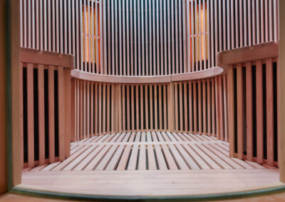 vista interna sauna moon