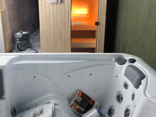 Sauna Harmony Tylo e Idromassaggio Wellis