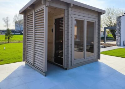Sauna da Esterno Panorama Plus: Installazione su Misura a Vicenza