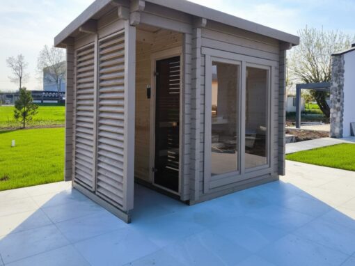 Sauna da Esterno Panorama Plus: Installazione su Misura a Vicenza