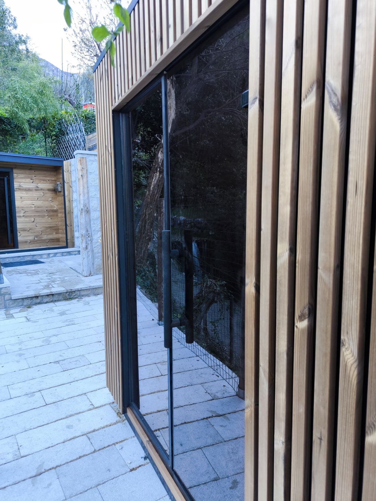 sauna Viva da esterno per albergo