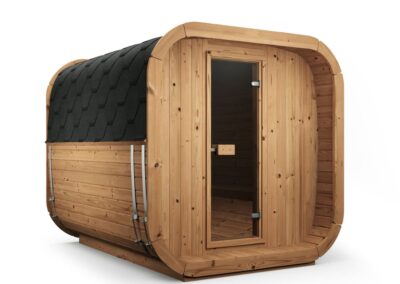 sauna ice cube in thermowwod da esterno