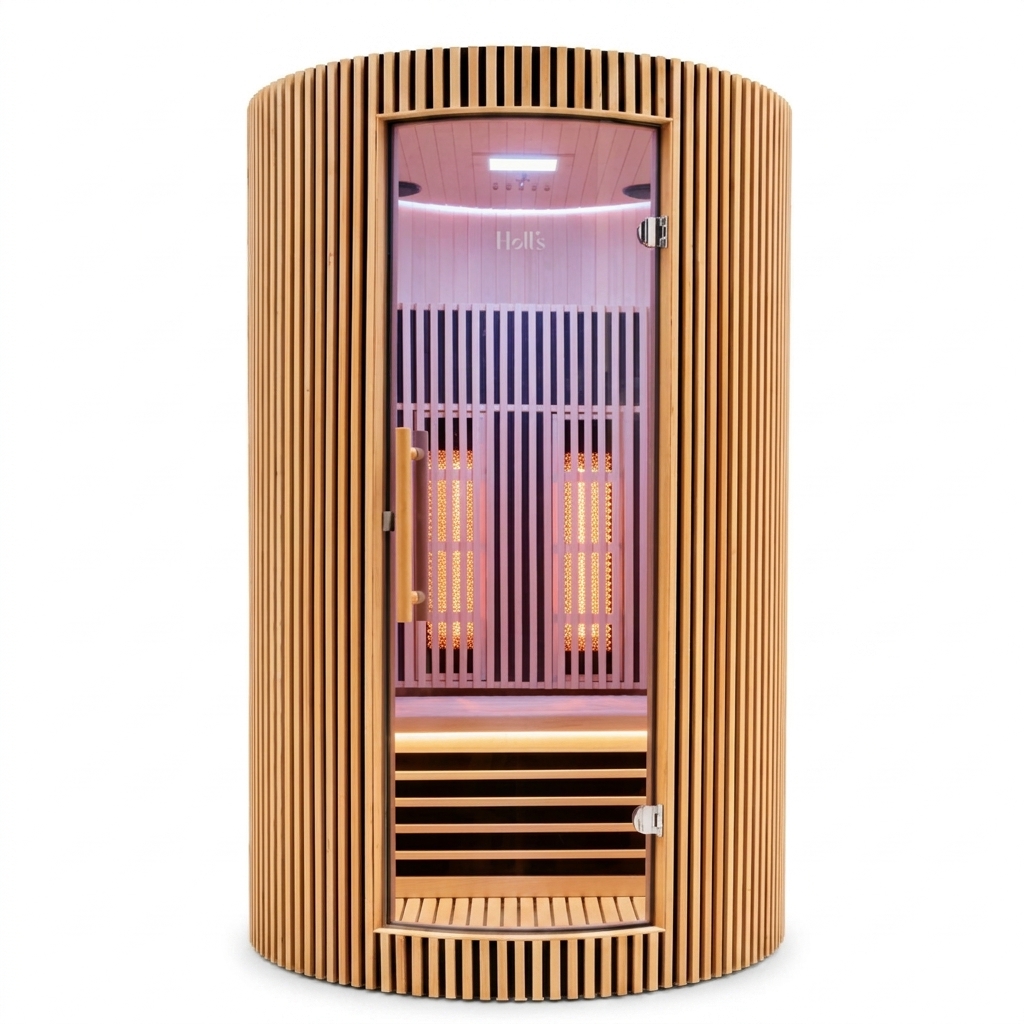 sauna infrarossi rotonda 2 persone