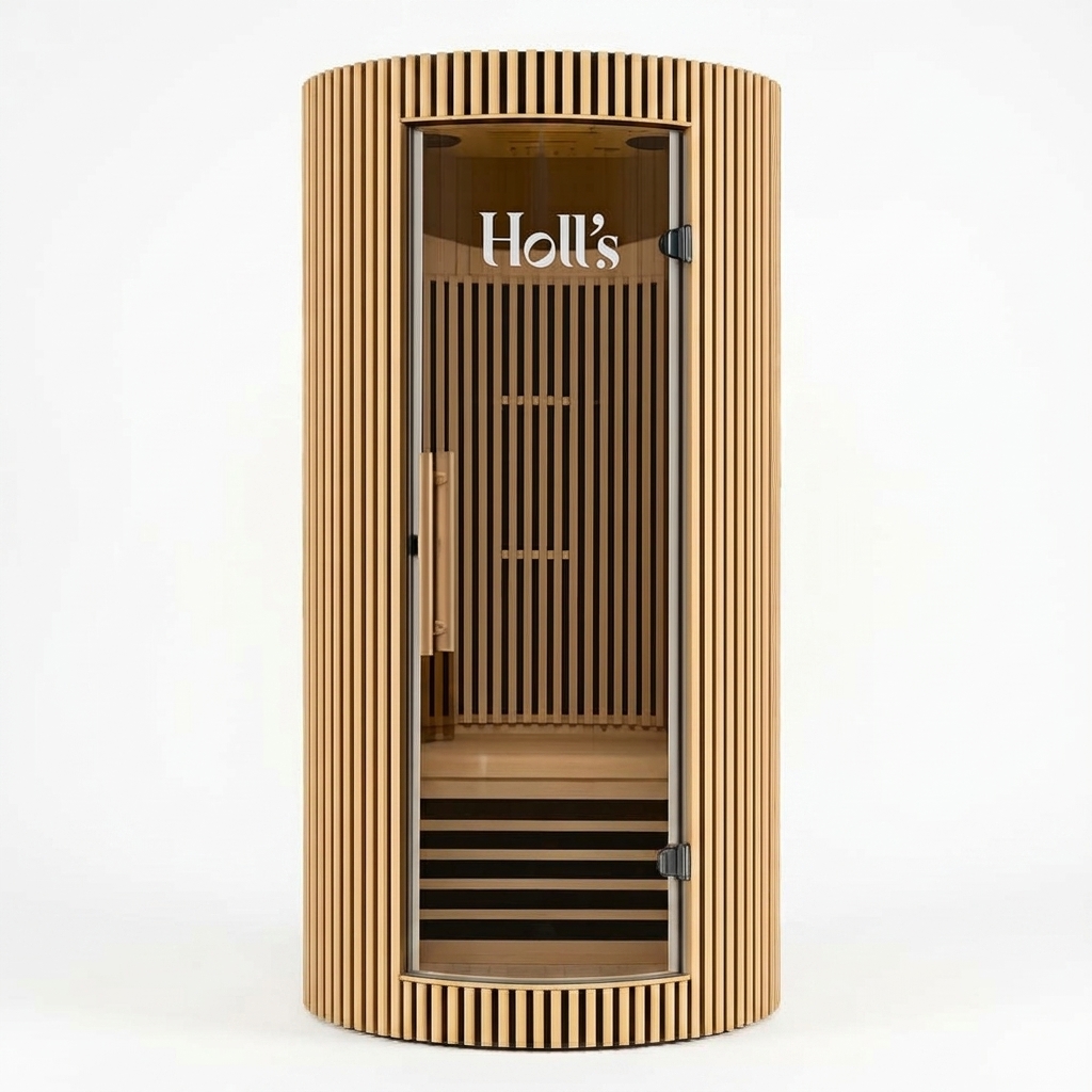 sauna infrarossi rotonda una persona
