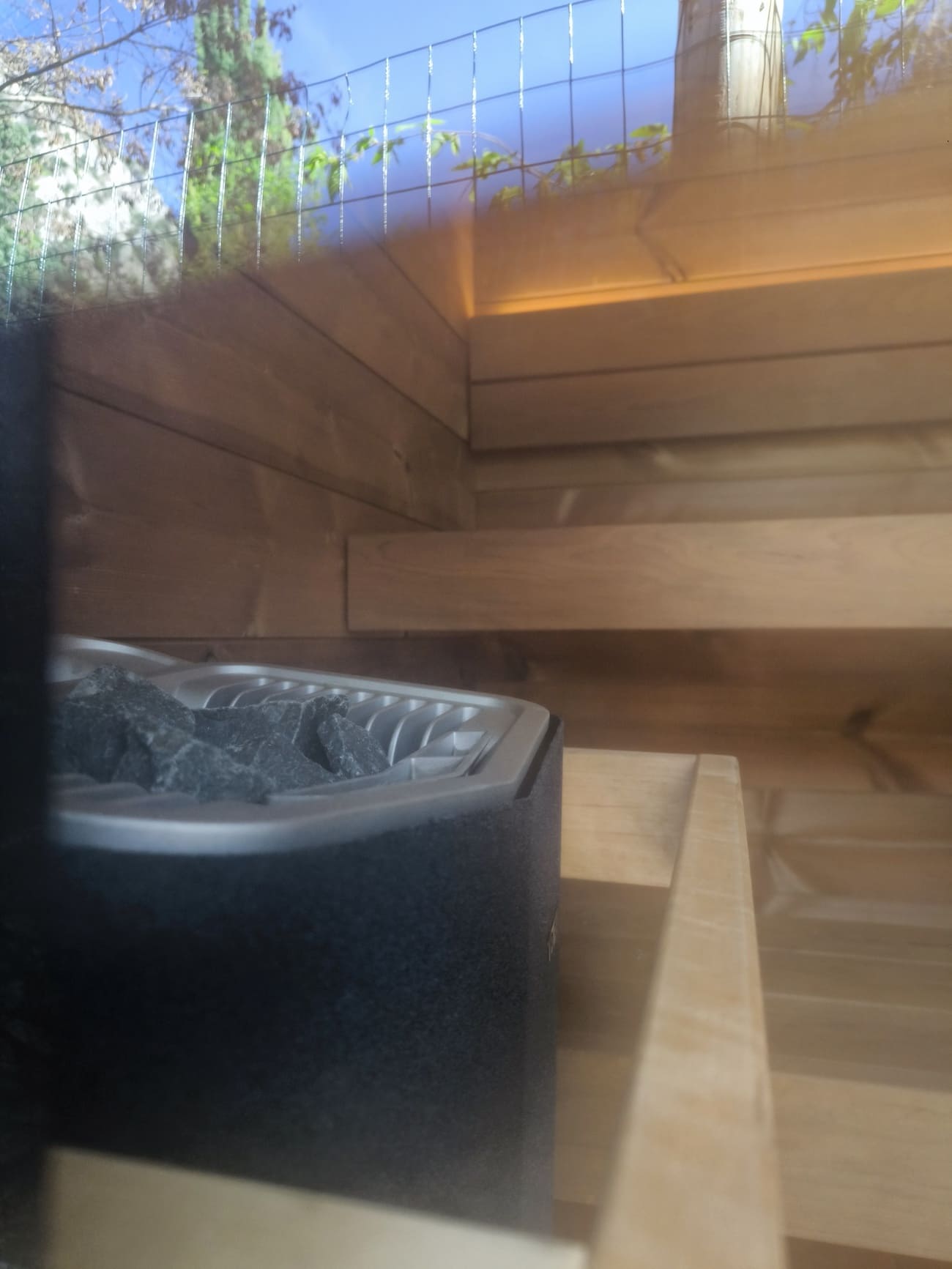 stufa con vapore tylo per sauna Viva