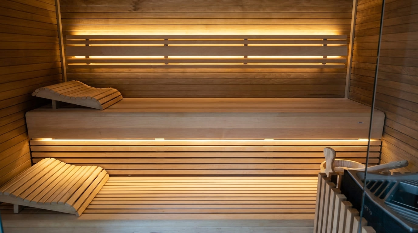 interno sauna personalizzata Tylo