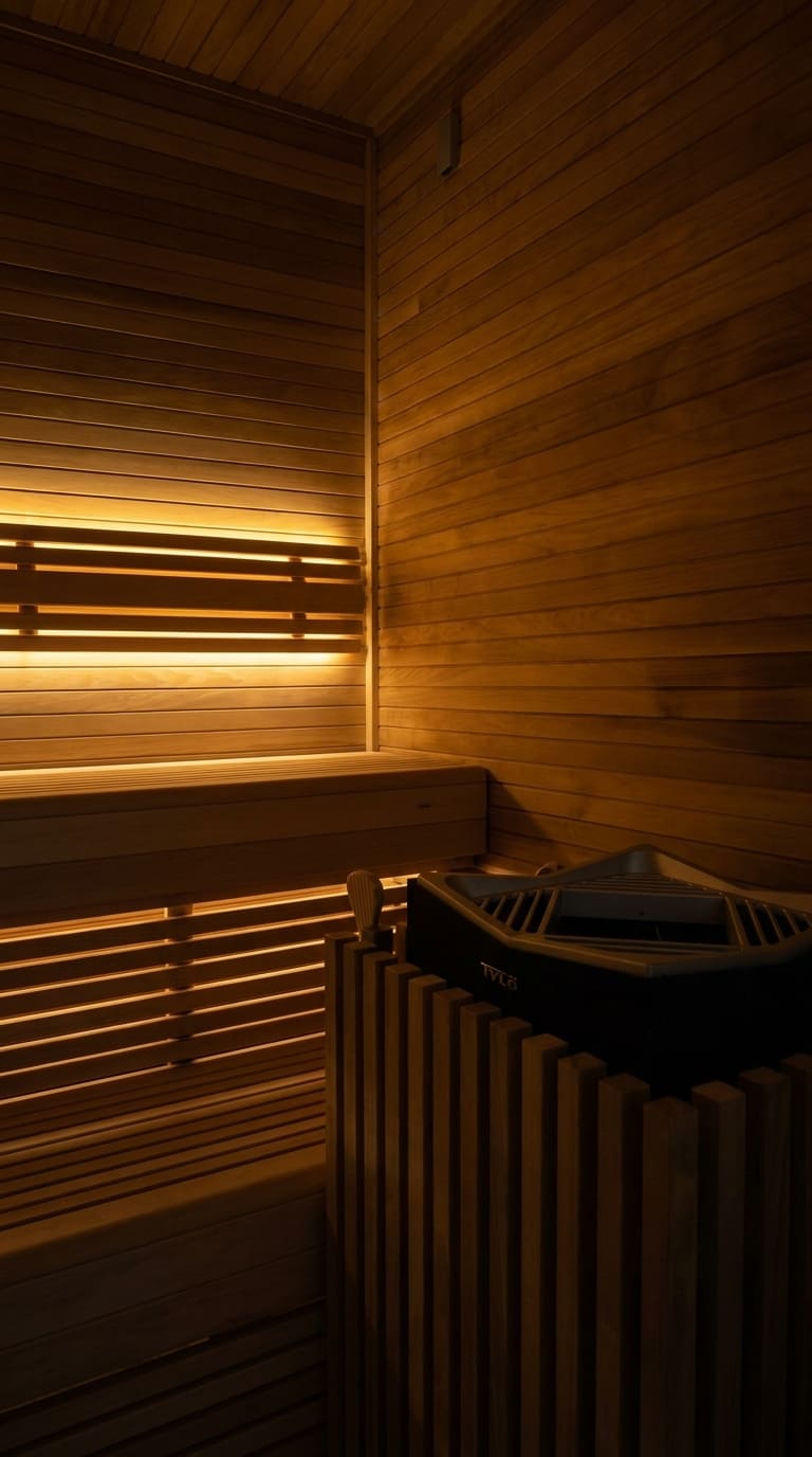 sauna su misura con stufa Tylo Crown