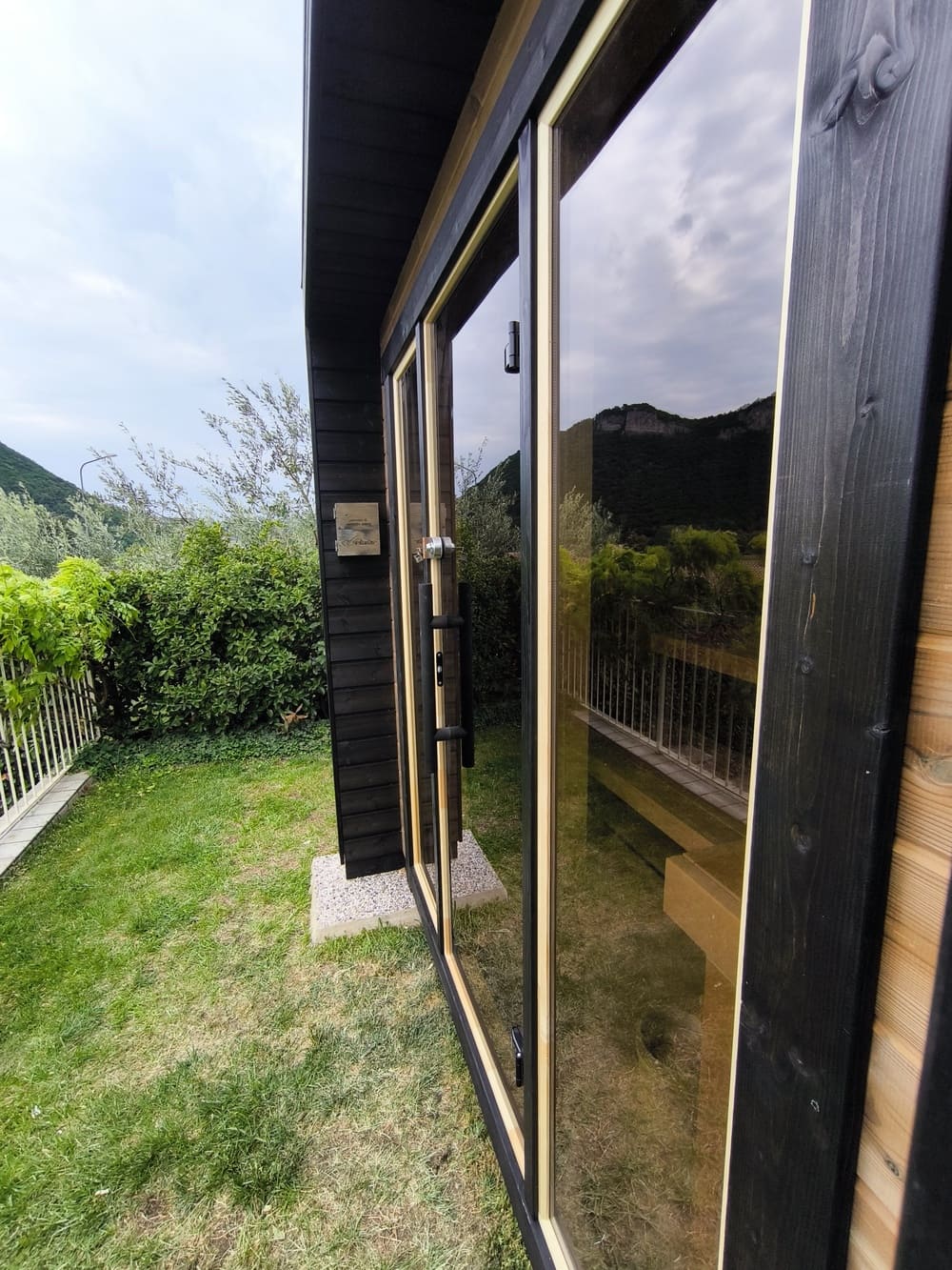 sauna per esterno patio