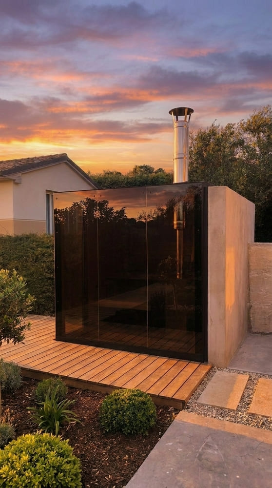 Sauna Perfection al tramonto