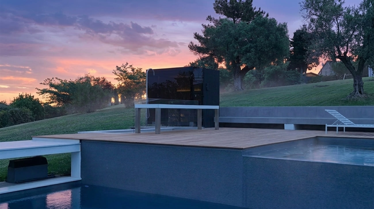 sauna Perfection all'alba