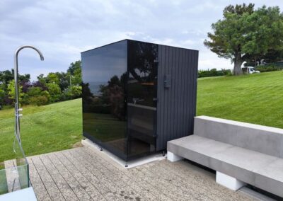 Sauna da Esterno di Lusso PERFECTION 240 a Bordo Piscina