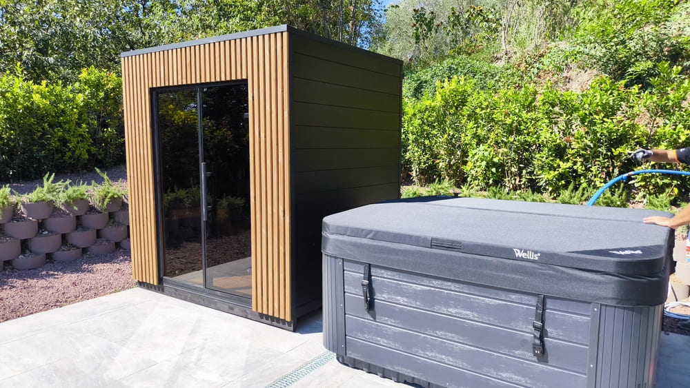 spa da giardino sauna Viva e vasca idromassaggio