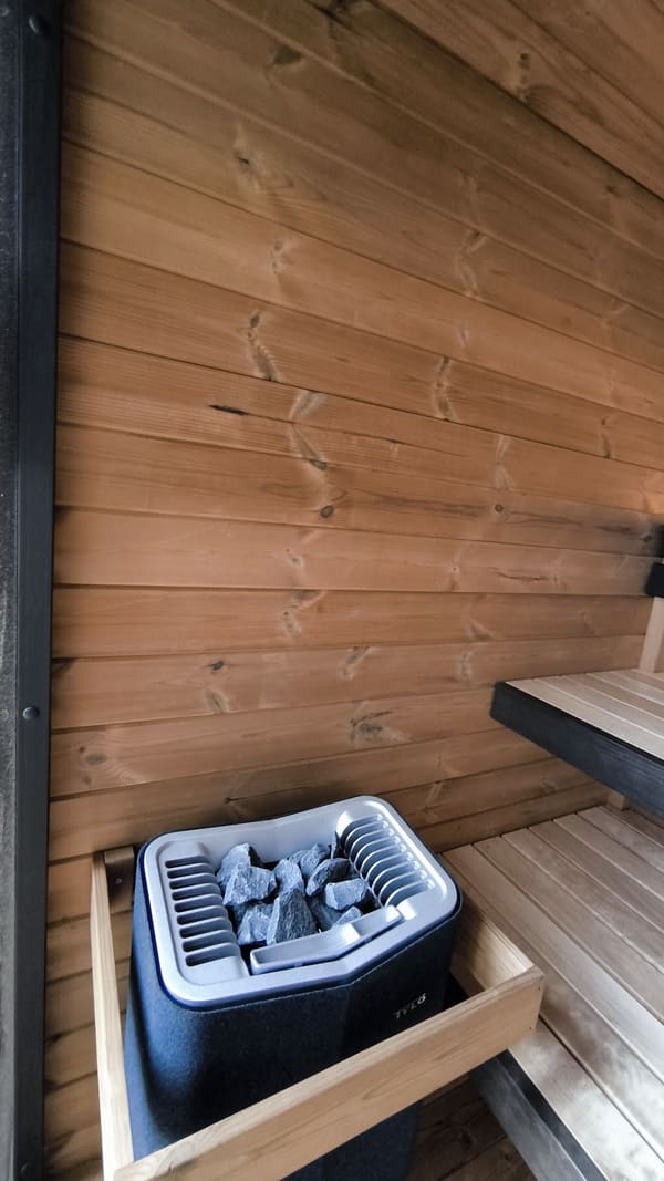 Sauna da esterno per terrazzo Borealis Lifeclas