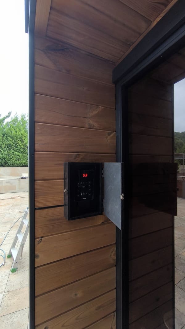 Interno sauna terrazzo