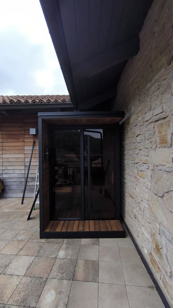 vista terrazzo con sauna