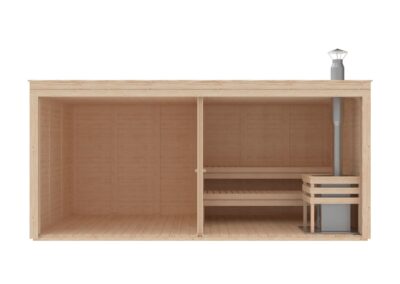 Sauna modulare da esterno Valo duo