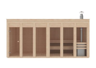 Sauna modulare da esterno Valo duo