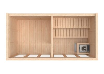 Sauna modulare da esterno Valo duo