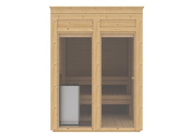 sauna modulare da esterno