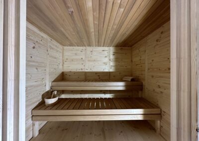 sauna modulare Vado Quadro interni