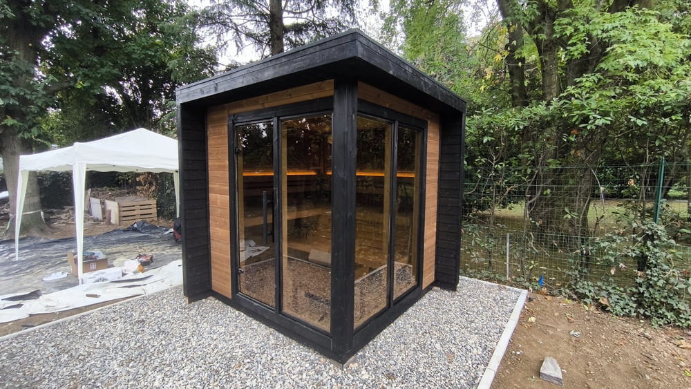 sauna Patio S in giardino